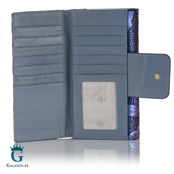 Duży Portfel Damski Motyle PETERSON 42100 z RFID