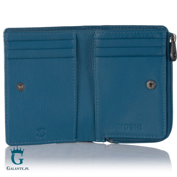 Portfelik skórzany dla dziewczynki Syreny Yoshi