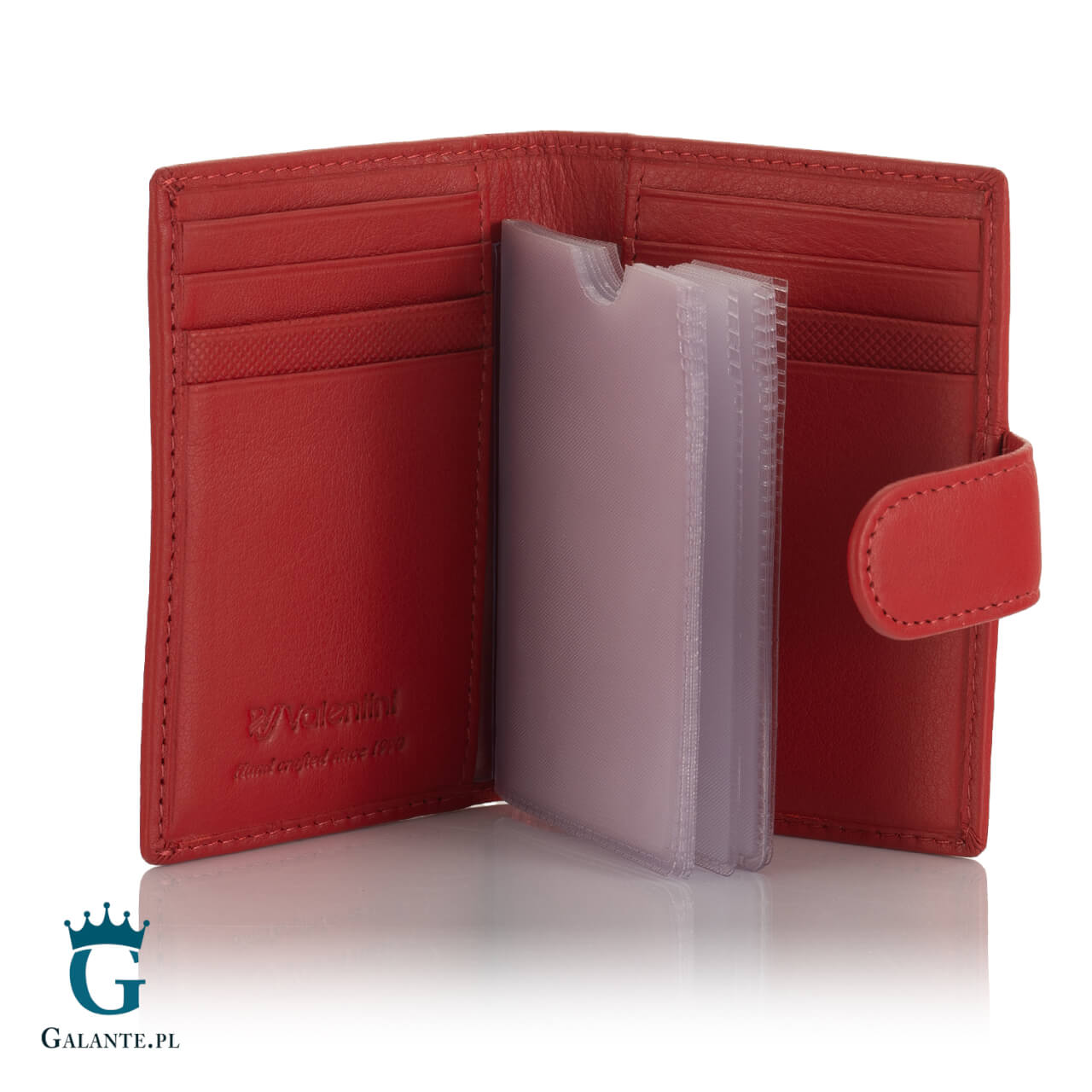 2 Skórzane etui na wizytówki Valentini 15V-006