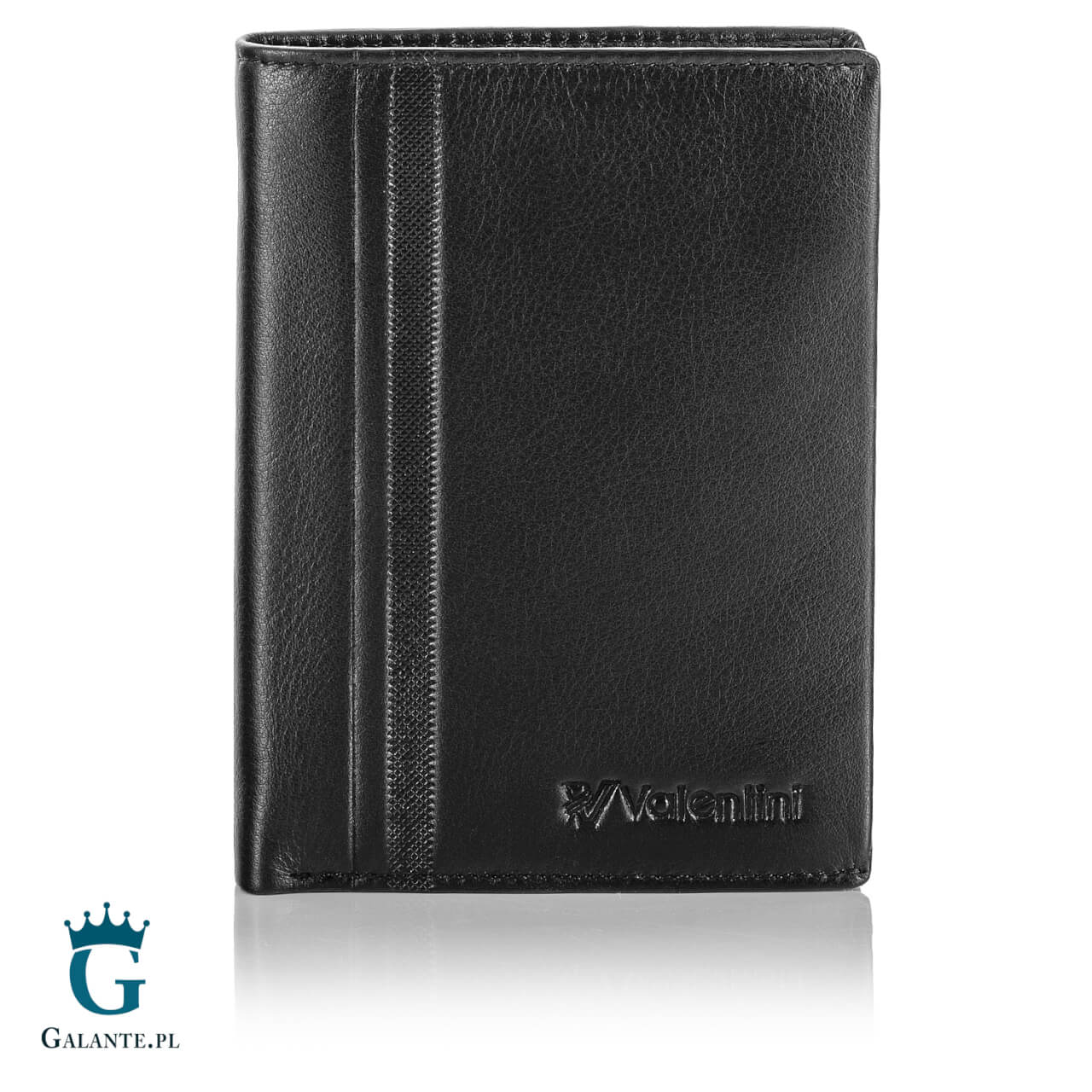 Skórzane etui na klucze Valentini 157-525 – czarne