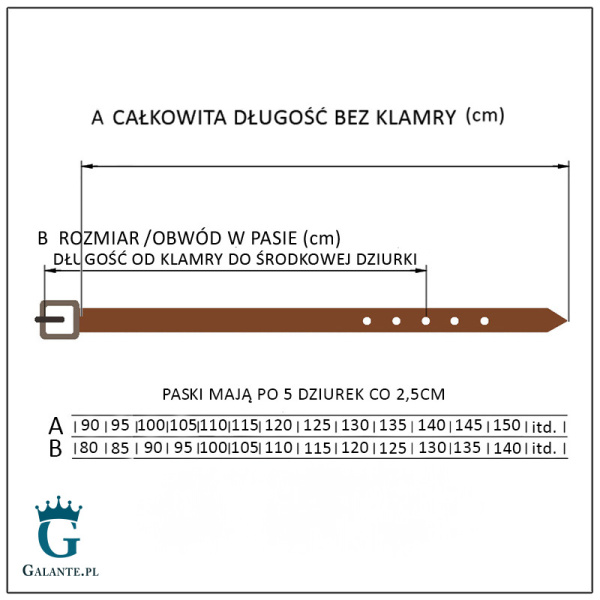 Pasek antyalergiczny Lindenmann 5001 – ciemny brąz