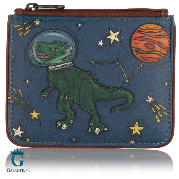 Bilonówka damska skórzana Dinozaur Yoshi