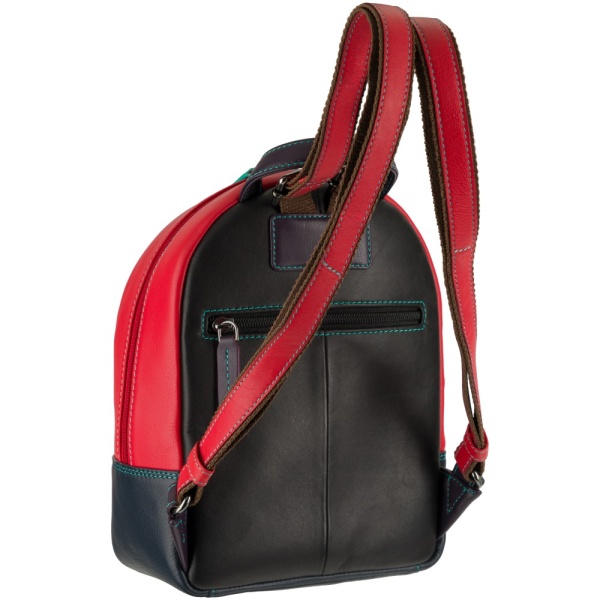 Mały skórzany plecaczek damski Visconti kolorowy