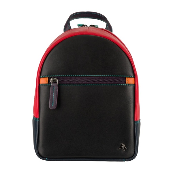 Mały skórzany plecaczek damski Visconti S-46 – kolorowy