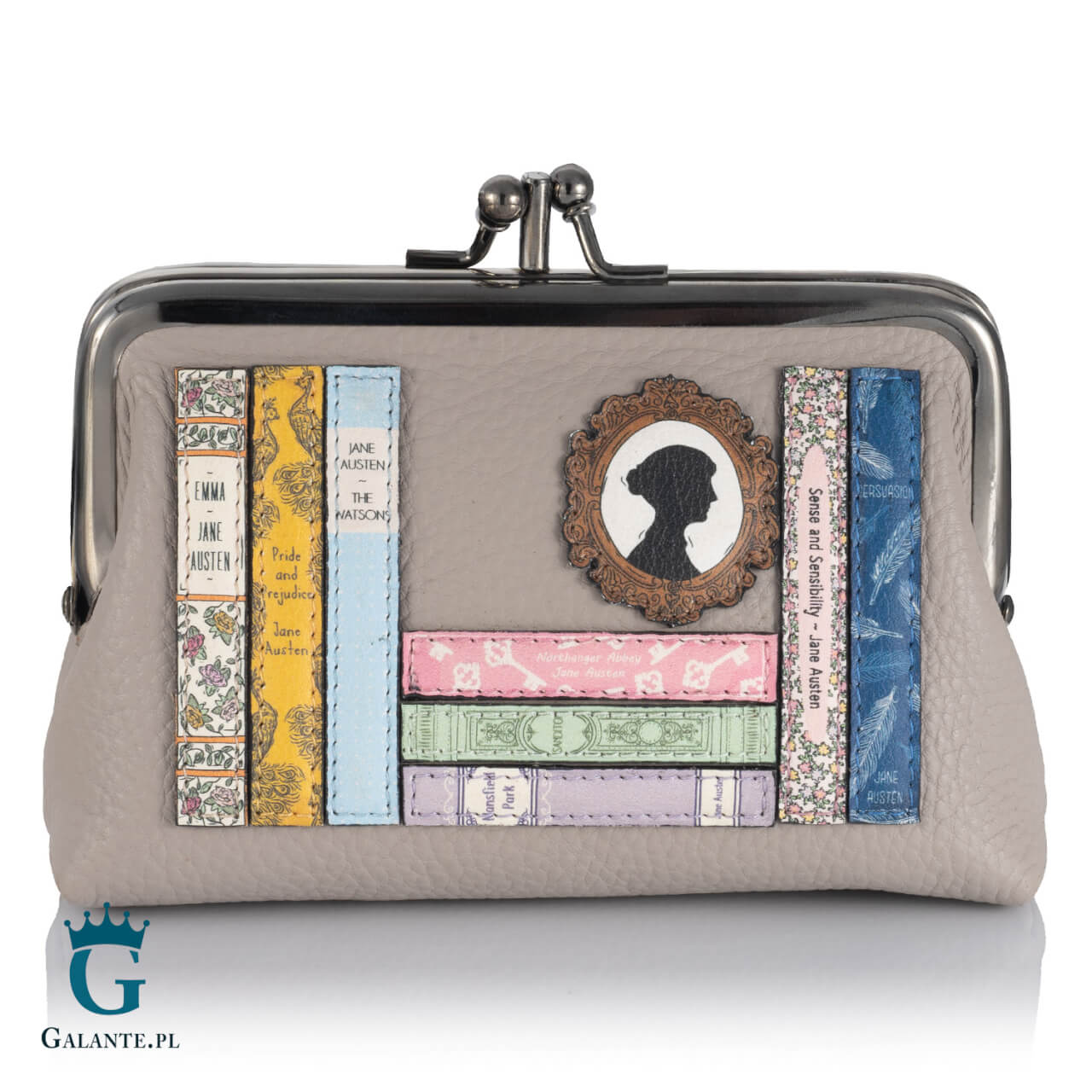 Skórzana bilonówka damska Jane Austen Yoshi Y1321 – szara