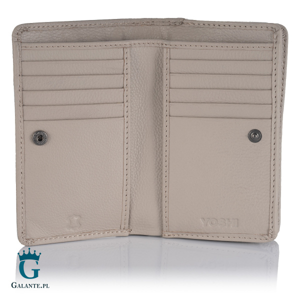 Szary portfel damski Jane Austen Yoshi Y1089