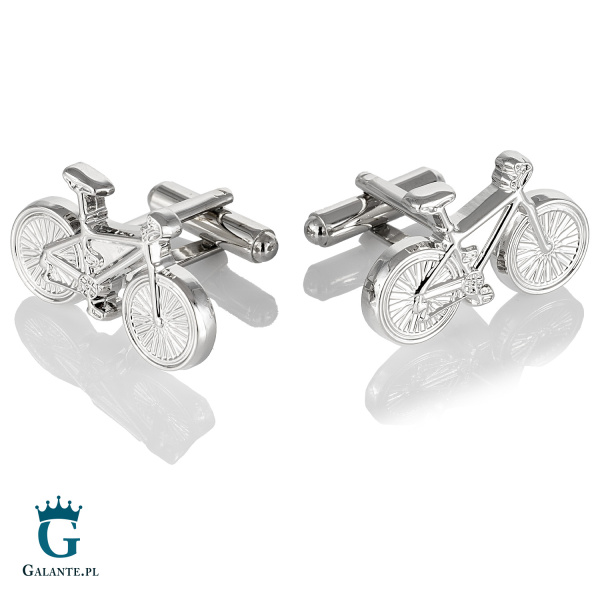 Spinki do mankietów X2 Srebrne Rowery AJ615