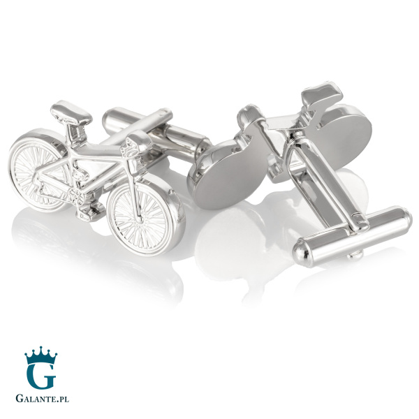 Spinki do mankietów X2 Srebrne Rowery AJ615