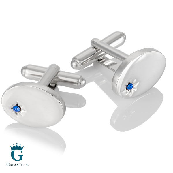 Spinki do mankietów z kryształem PS-258