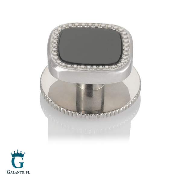 Guziki smokingowe z onyksem PS-281 (5 guzików)