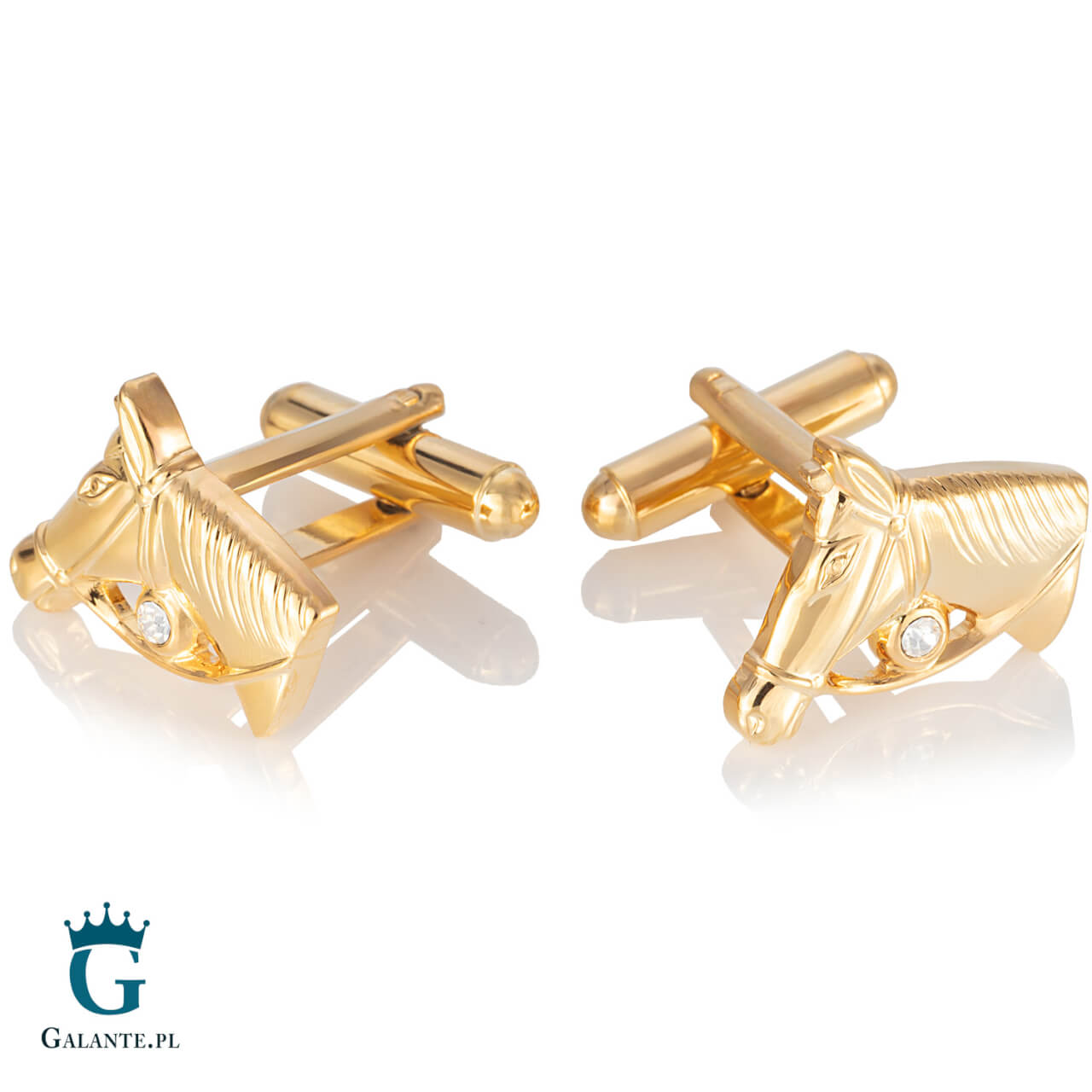 Spinka do krawata z fioletowym kryształem PS-041E