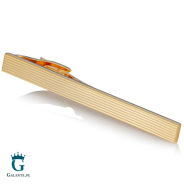 Złota spinka do krawata PS-256