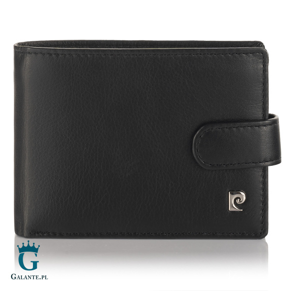 Portfel Męski Pierre Cardin z metalowym logo zapinany YS603 8806A