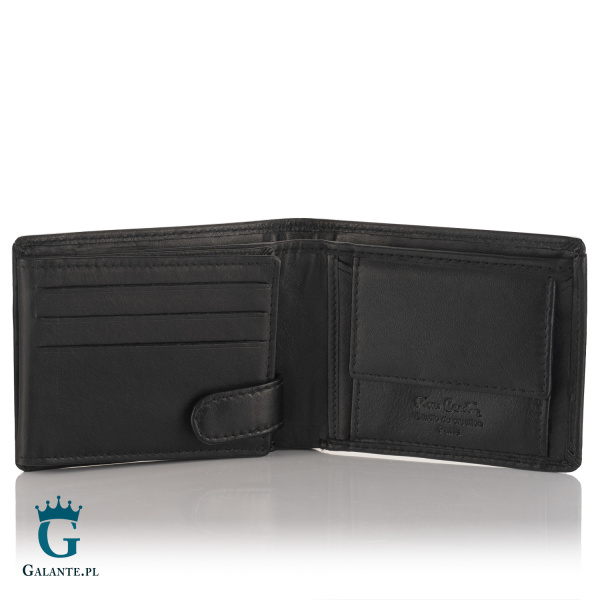Mały Portfel Męski Pierre Cardin z metalowym logo YS603 323