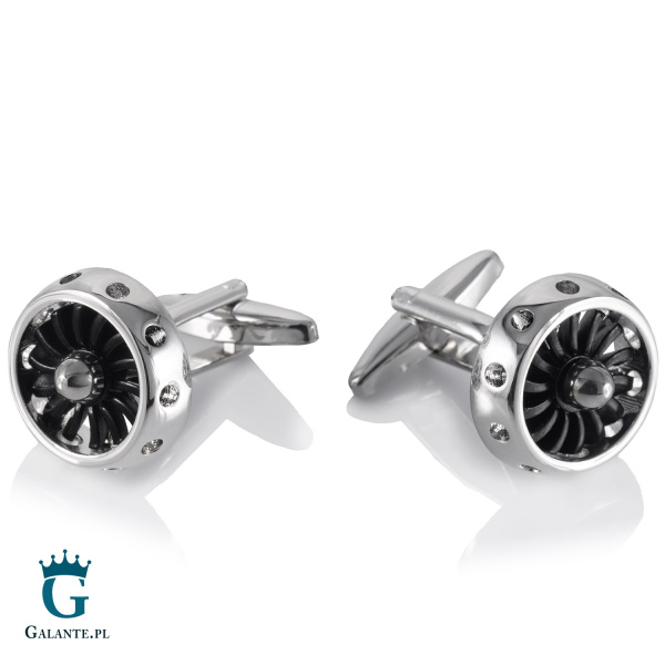 Spinki do mankietów Silnik Odrzutowy X2 N355