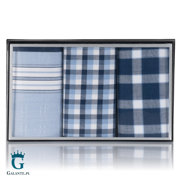 Chusteczki męskie bawełniane Lindenmann 50016