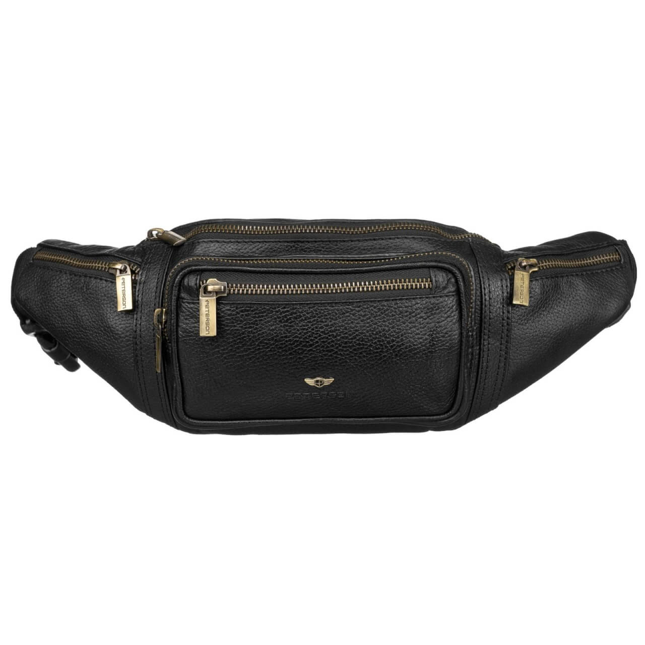 Brązowa skórzana saszetka męska PETERSON 251-NSH