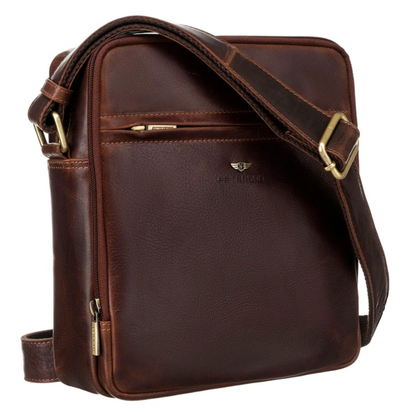 Saszetka męska skórzana PETERSON 8021-WAX