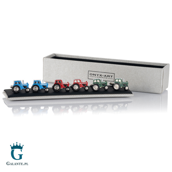 Zestaw spinek do mankietów na prezent dla rolnika