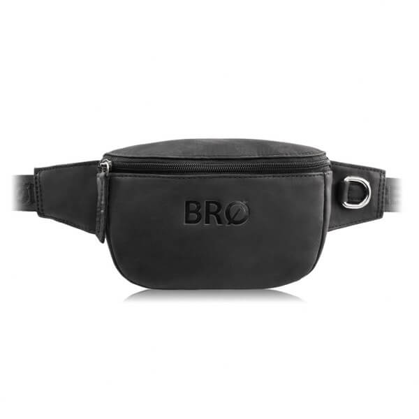 Skórzana nerka męska Brodrene G-18SH brązowa