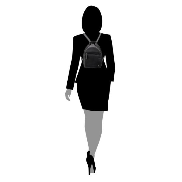 Mały plecaczek damski Visconti S-46 – czarny