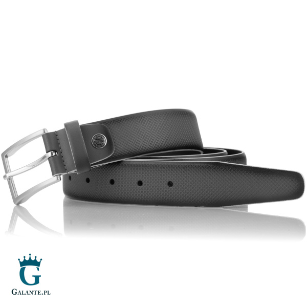 Pasek skórzany antyalergiczny Lindenmann 470 – szary