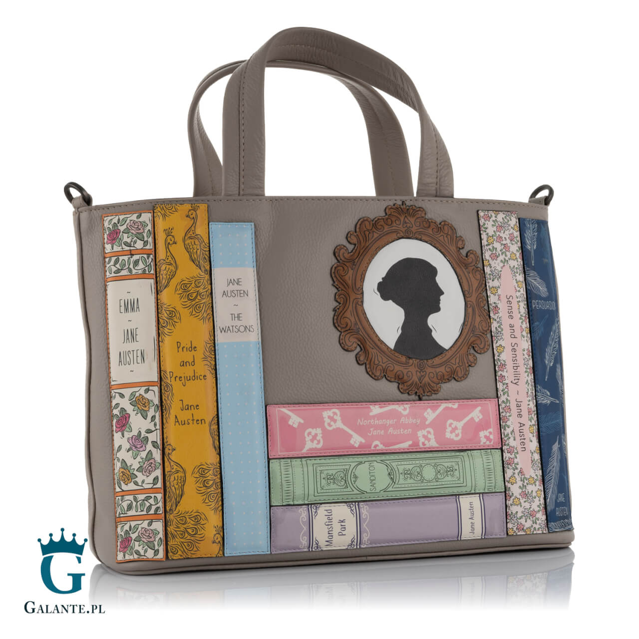1 Torebka shopperka damska Jane Austen Yoshi YB26 – szara