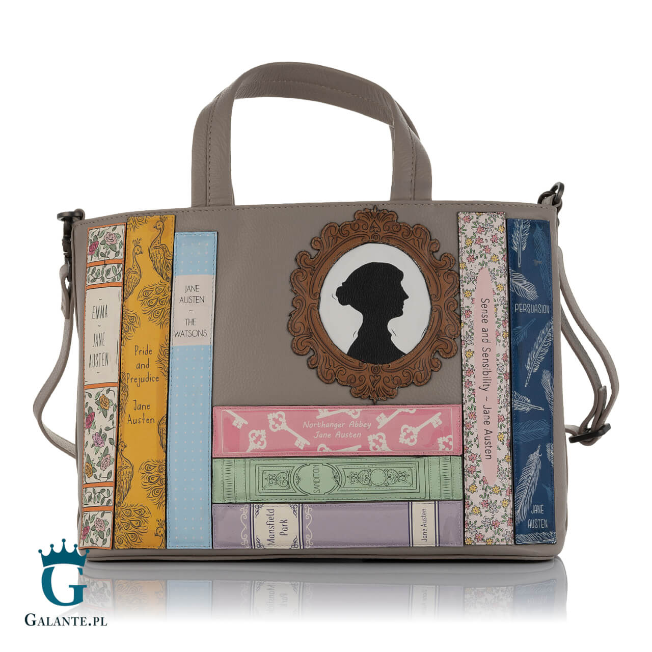Torebka shopperka damska Jane Austen Yoshi YB26 – szara