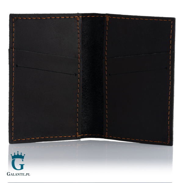 Mała super cienka banknotówka Brodrene SW03 – czarna