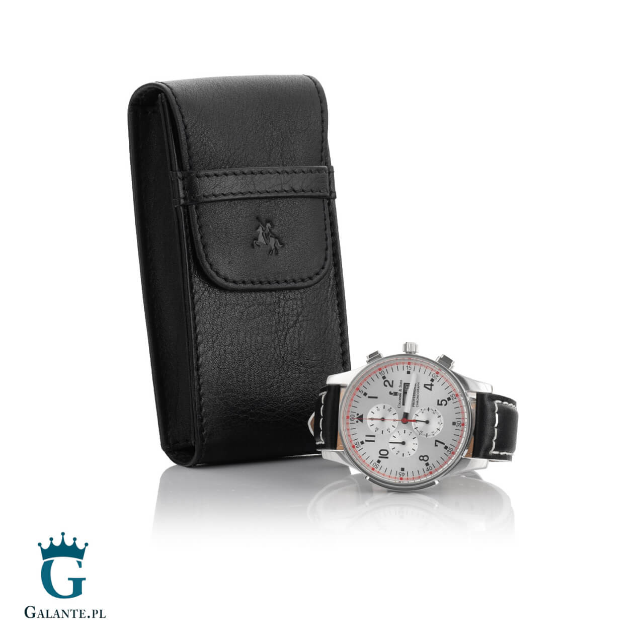 Etui na dokumenty ze skóry naturalnej Brodrene SW01 jasny brąz