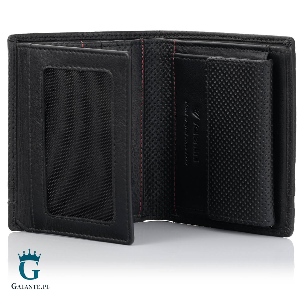 2 Mały skórzany portfel męski Valentini 13V-115