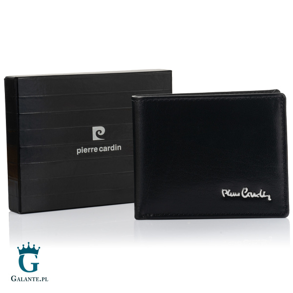 Niewielki skórzany portfel męski Pierre Cardin YS602 323