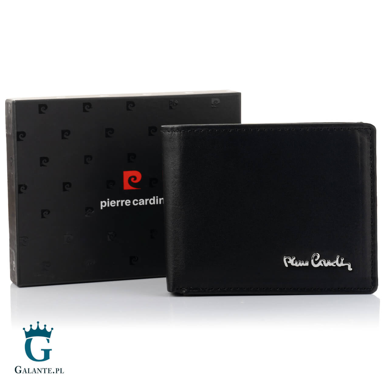 Skórzane etui na paszport Visconti Atelier AT-74 – granatowy