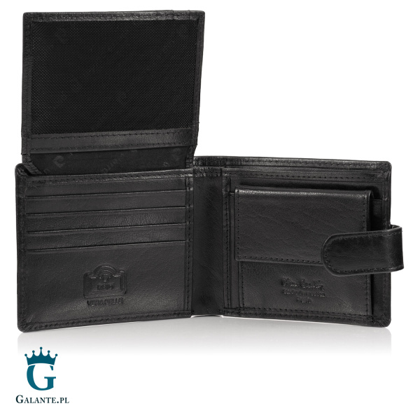 Skórzany portfel męski zapinany Pierre Cardin YS602 8825A