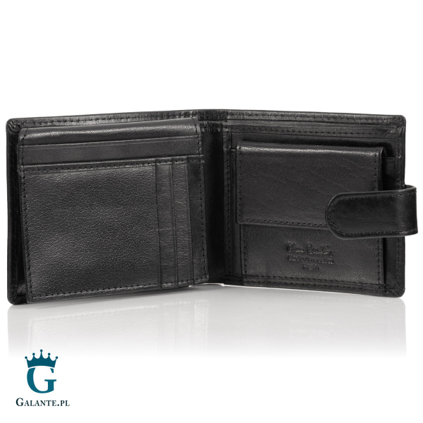 Skórzany portfel męski zapinany Pierre Cardin YS602 8825A