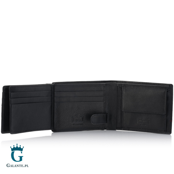 Elegancki portfel męski Pierre Cardin YS605 324 RFID – czerwony