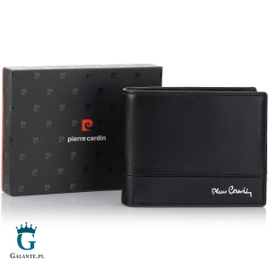 Duży Pionowy Portfel Męski Skórzany Pierre Cardin YS604 326