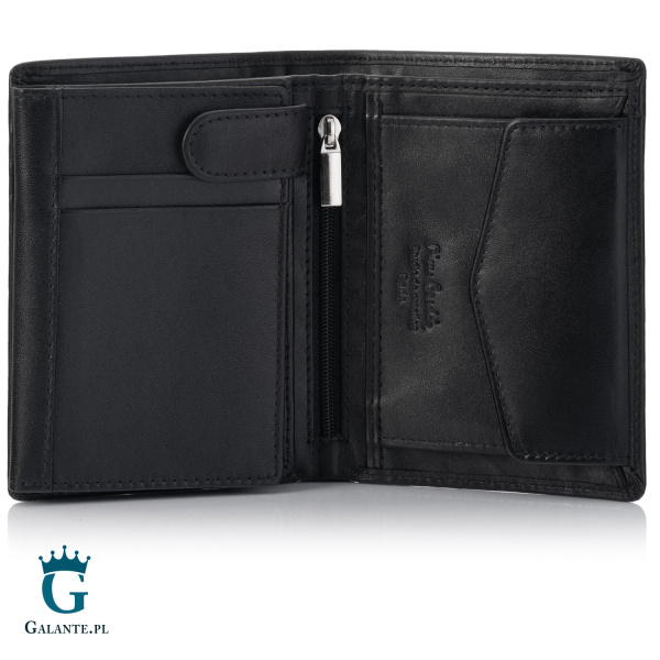 Duży Pionowy Portfel Męski Pierre Cardin YS604 326 z RFID