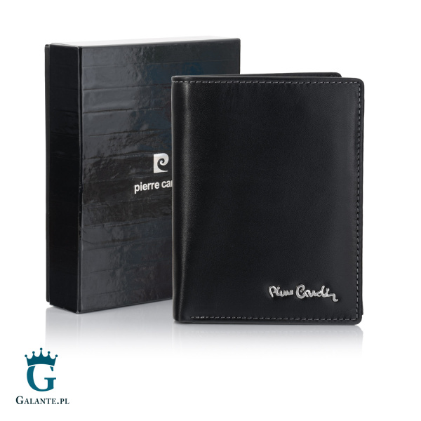 Duży Pionowy Portfel Męski Pierre Cardin YS604 326 z RFID