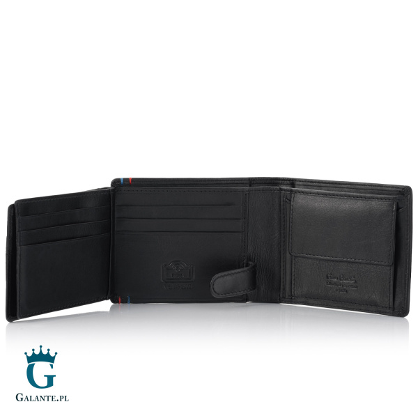 Mały skórzany ozdobny portfel męski Pierre Cardin YS606 323