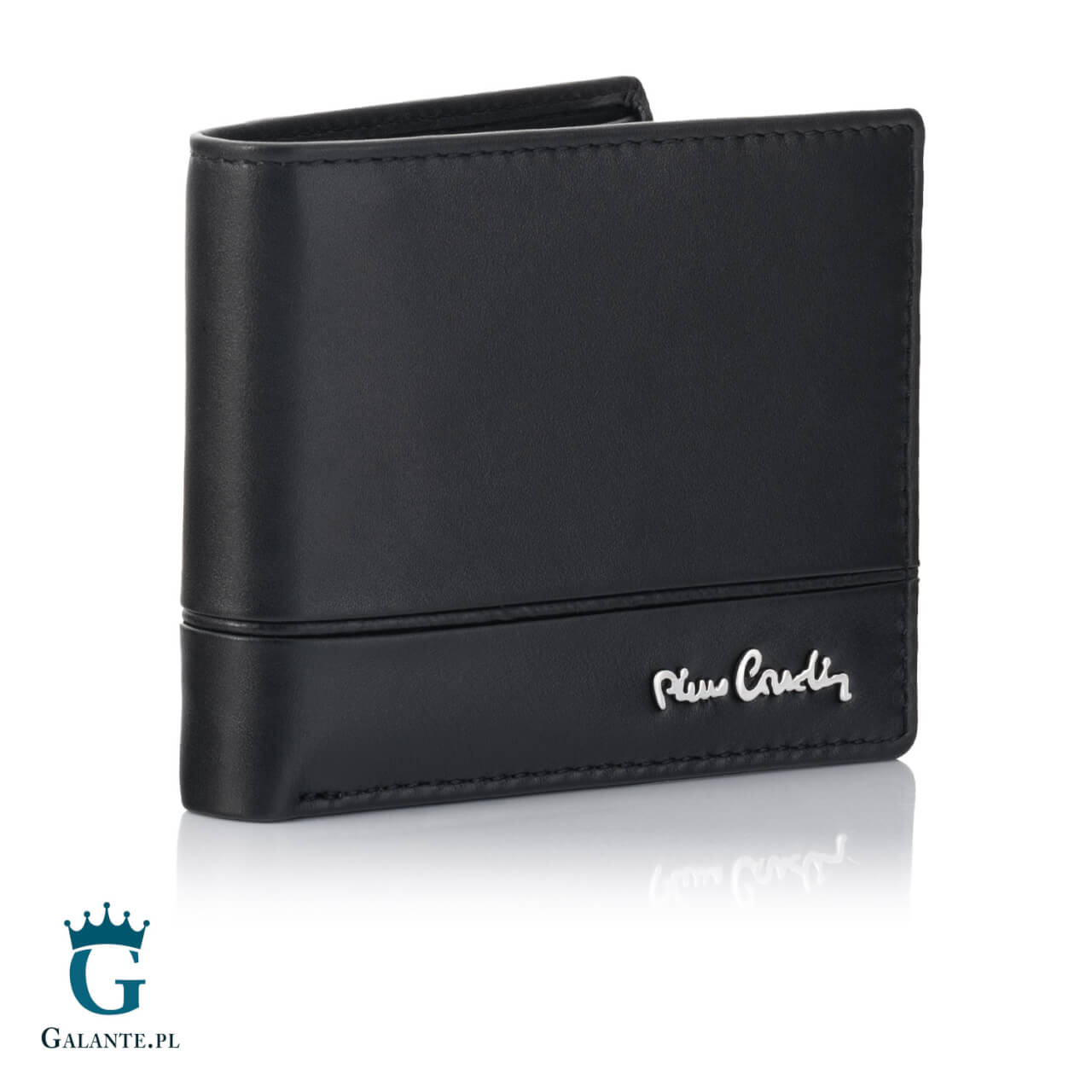 2 Mały skórzany portfel męski Pierre Cardin YS605 8825 – czarny