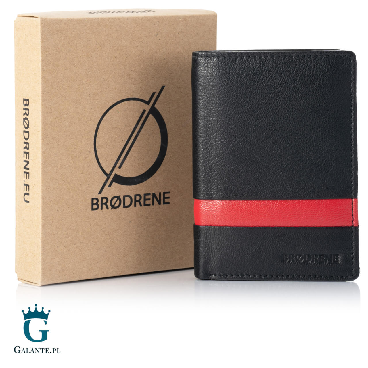 Brązowa nerka męska ze skóry nubuk PETERSON 2506