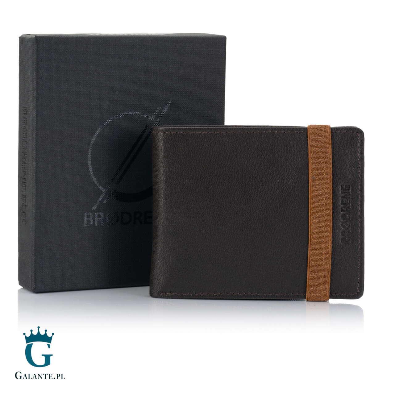 Portfel męski ze skóry hunter Brodrene G-103 czarny