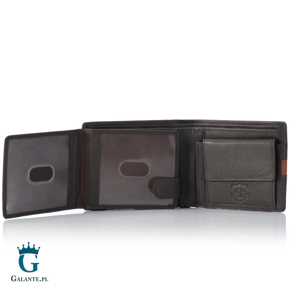 Portfel męski skórzany Brodrene G-95 brązowy