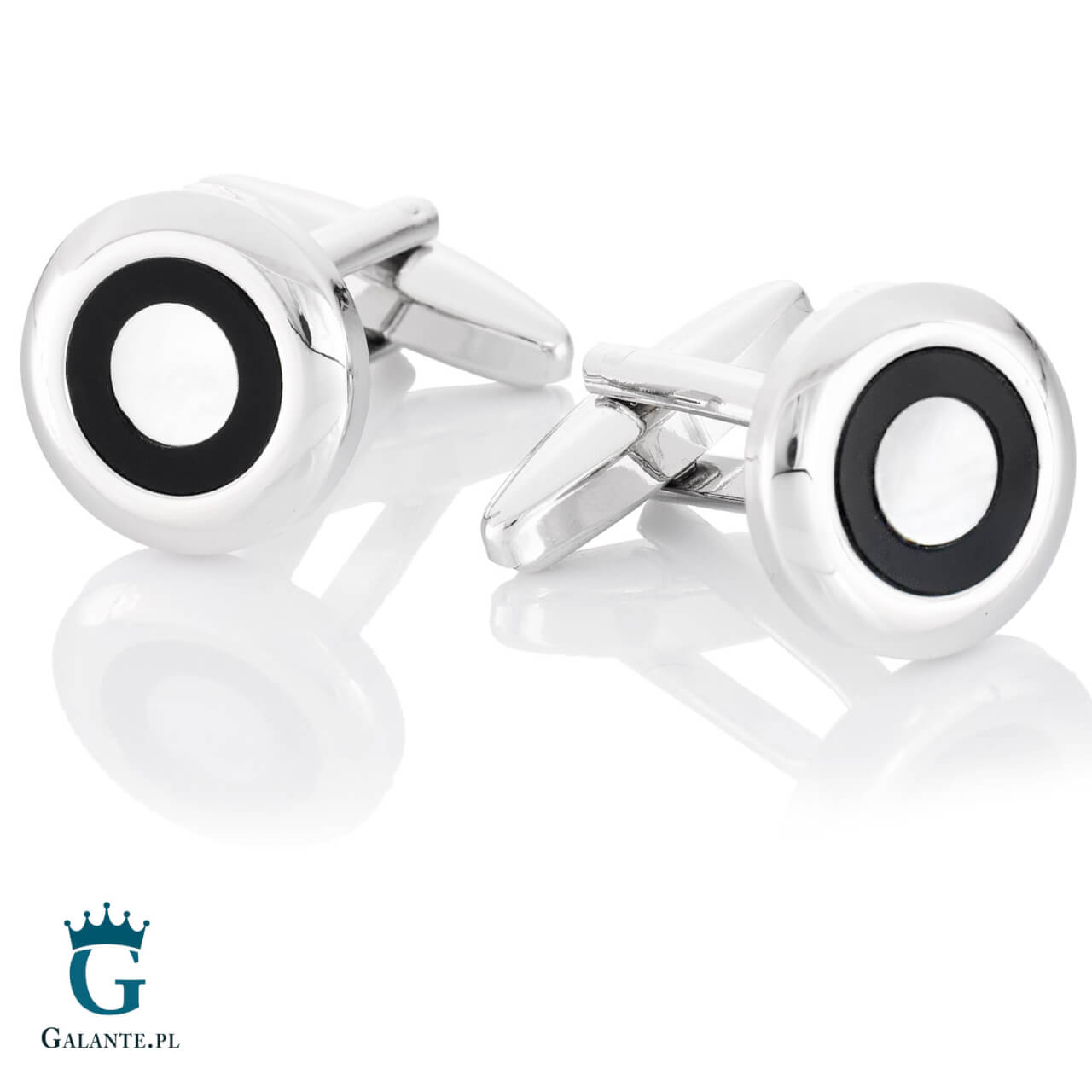 Spinki do mankietów z masą perłową GS-284