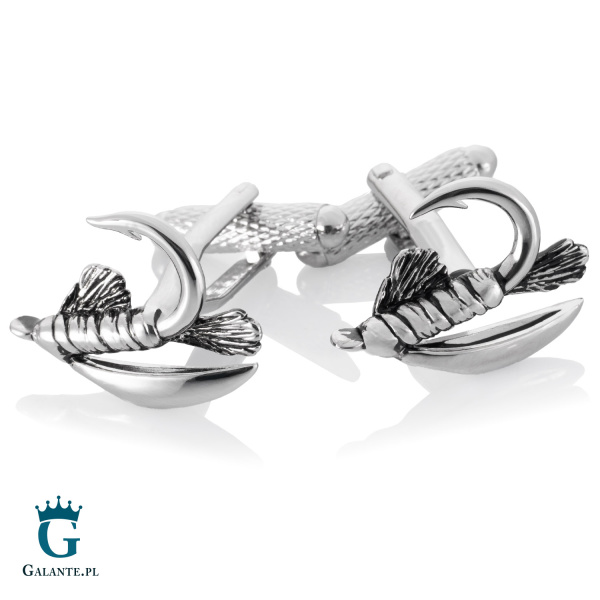 Spinki do mankietów Mucha Wędkarska GS-326