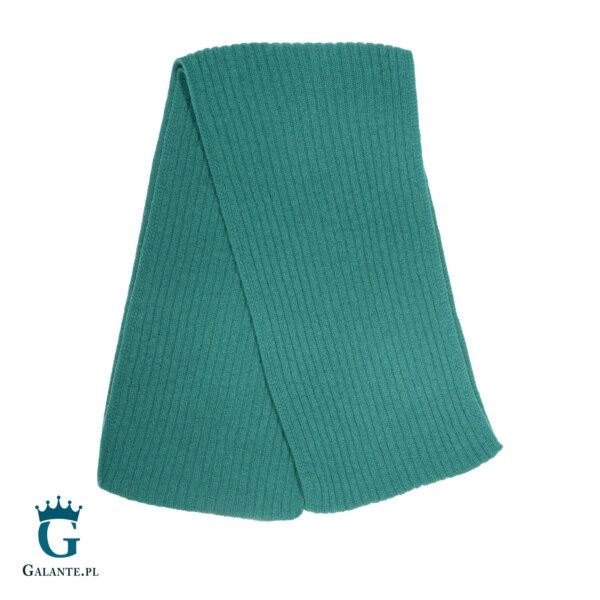 Zielony wełniany szalik męski SWA-009