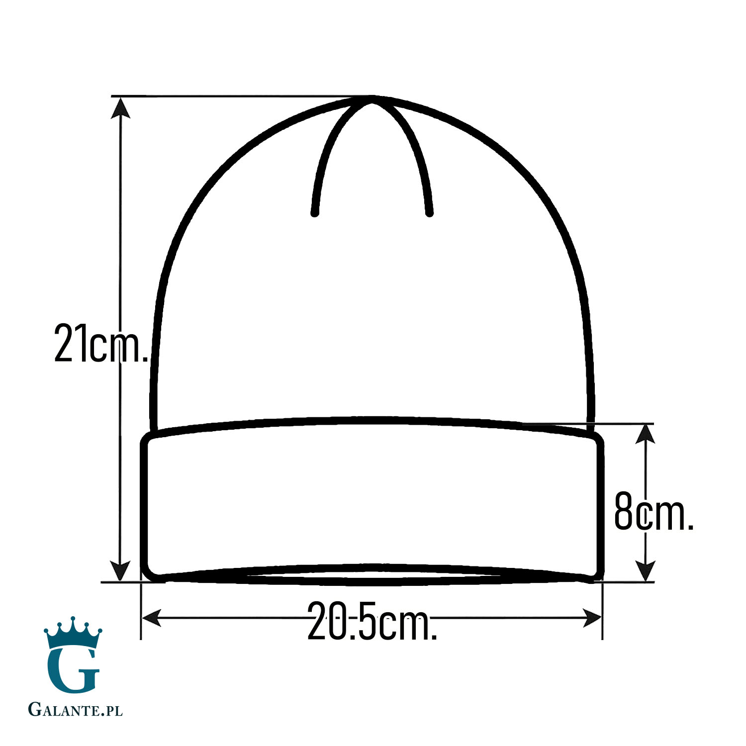 Zielona wełniana czapka męska LWA-009