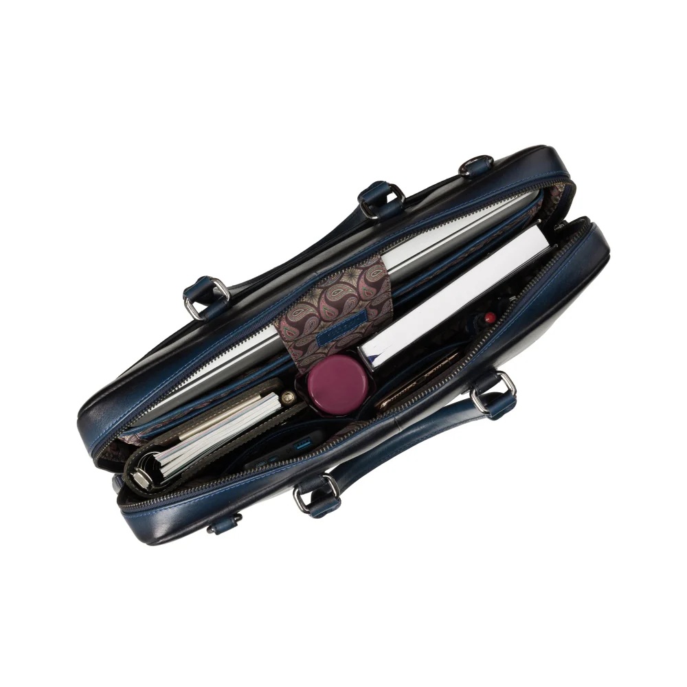 AT50_Carl_Burnish_Blue_6_1000x1000 Zgrabna teczka na laptop 13” ze skóry licowej Visconti AT-50 – granatowa