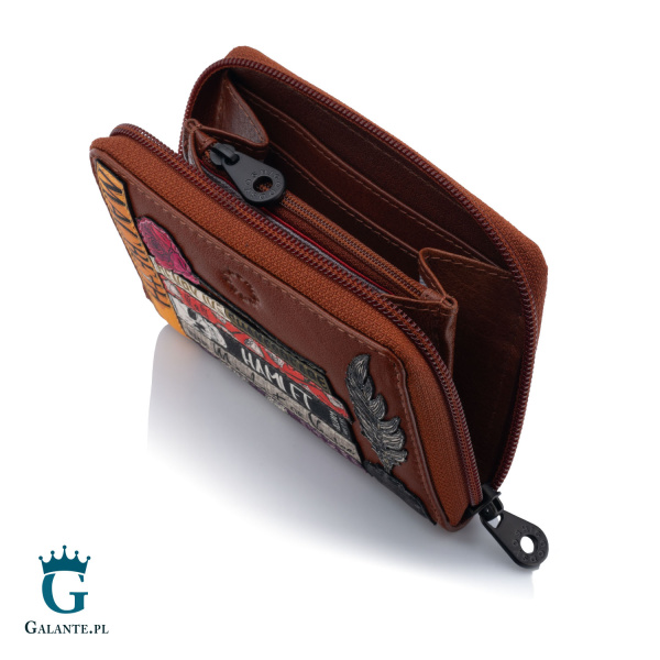 Portfelik damski skórzany Literatura Klasyczna Yoshi Y1256